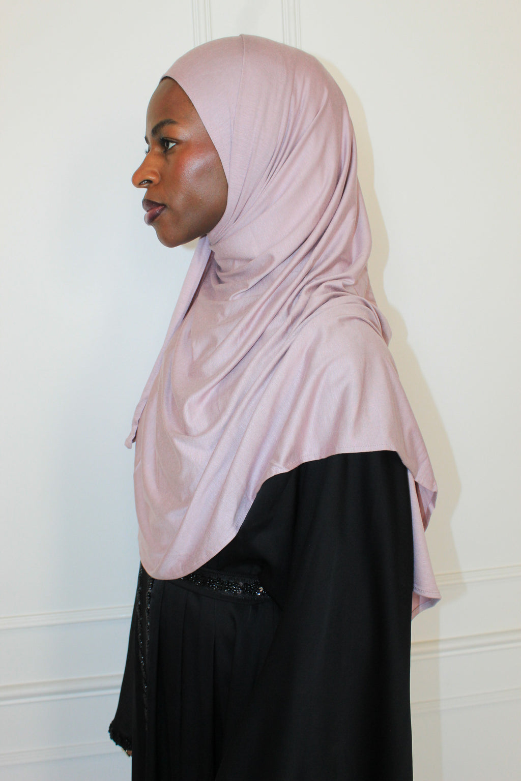 Premium Maxi Jersey Hijab-Soft Blush
