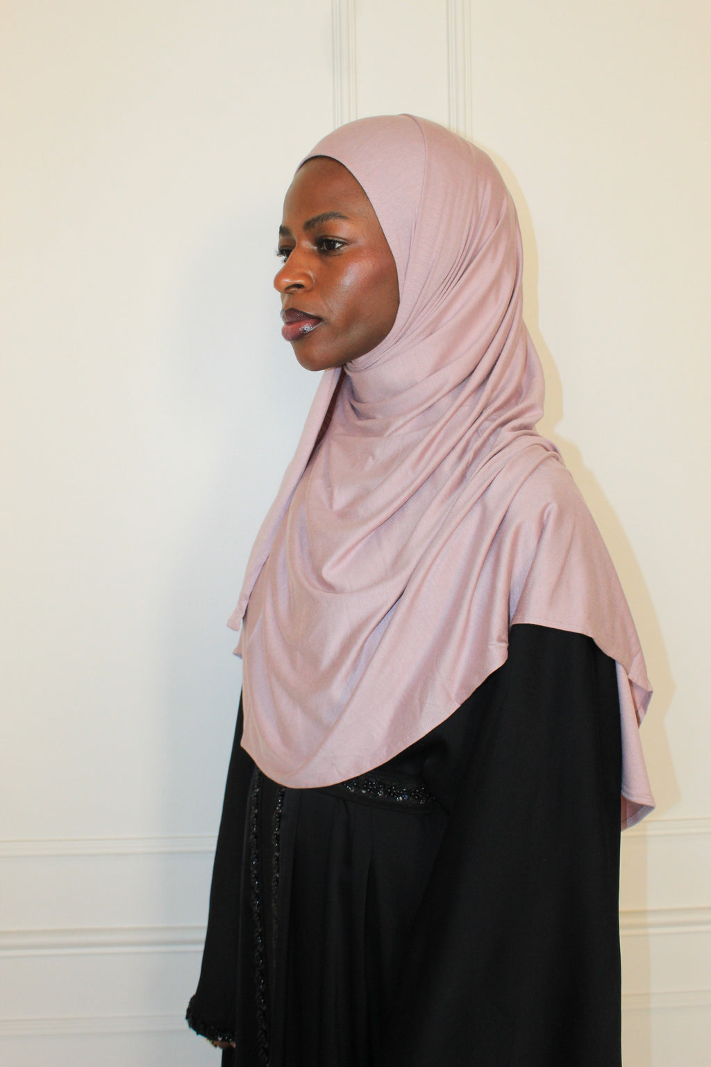 Premium Maxi Jersey Hijab-Soft Blush