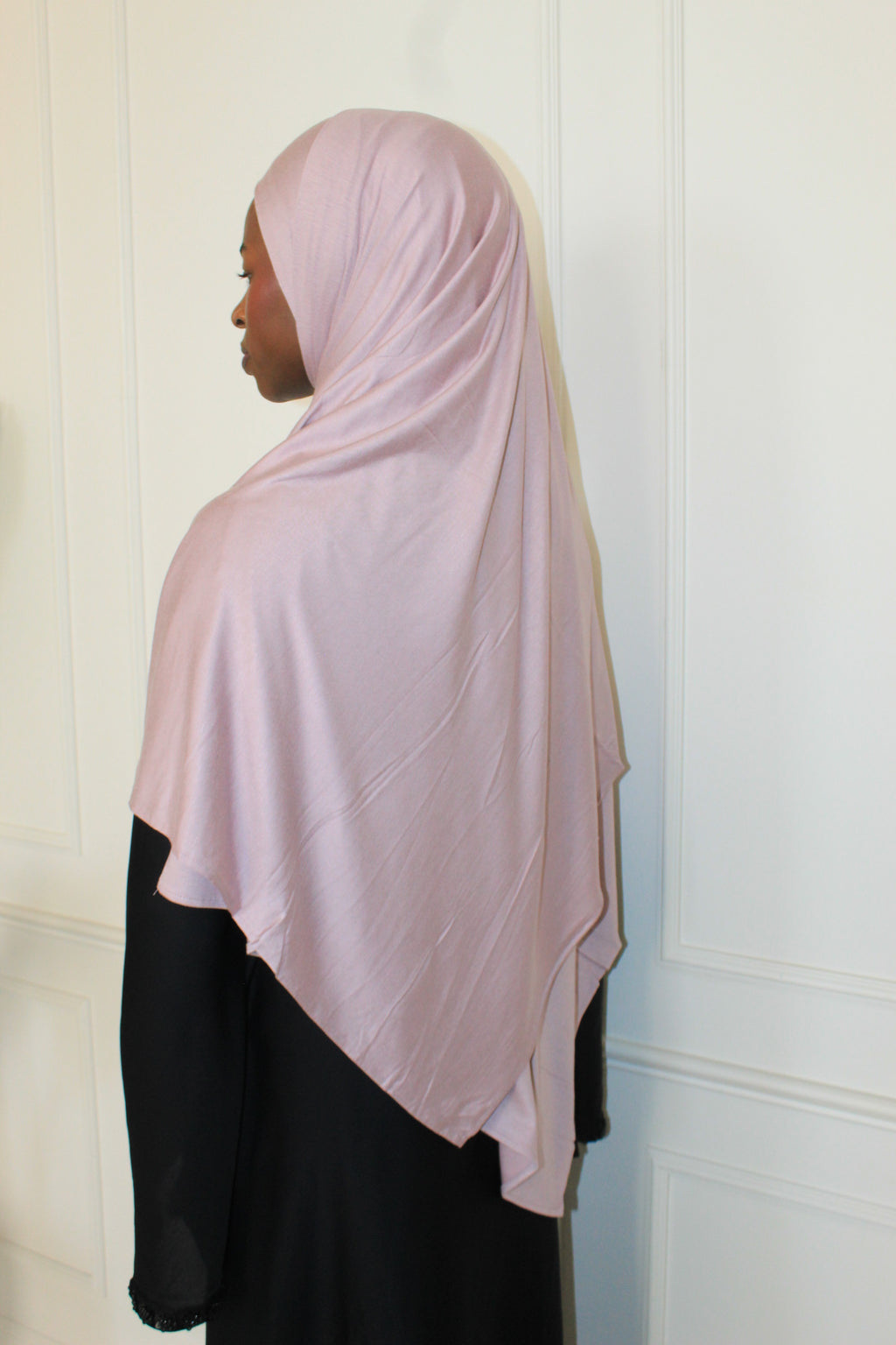 Premium Maxi Jersey Hijab-Soft Blush