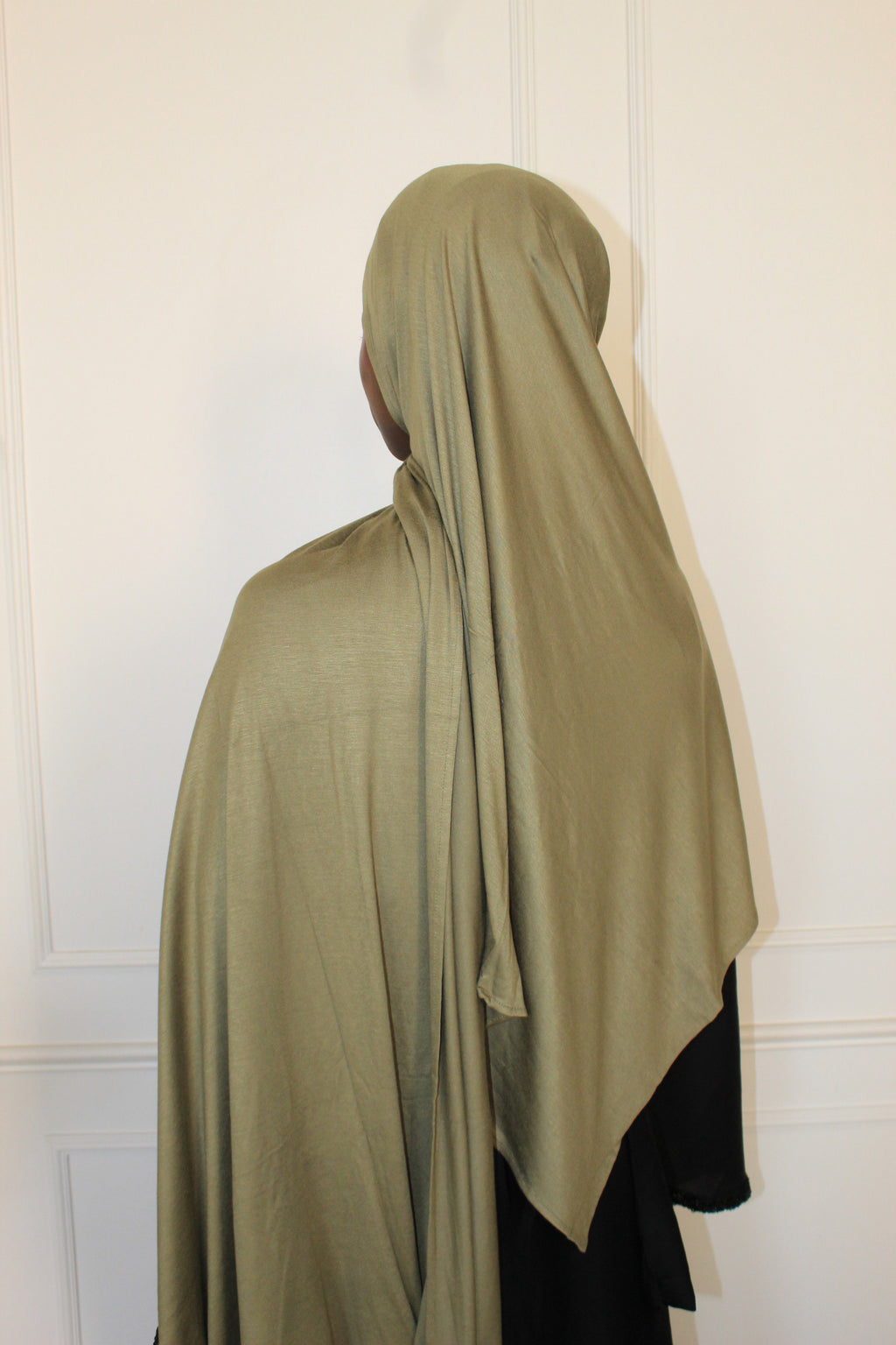 Premium Maxi Jersey Hijab-Olive
