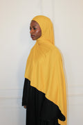 Premium Maxi Jersey Hijab-Yellow