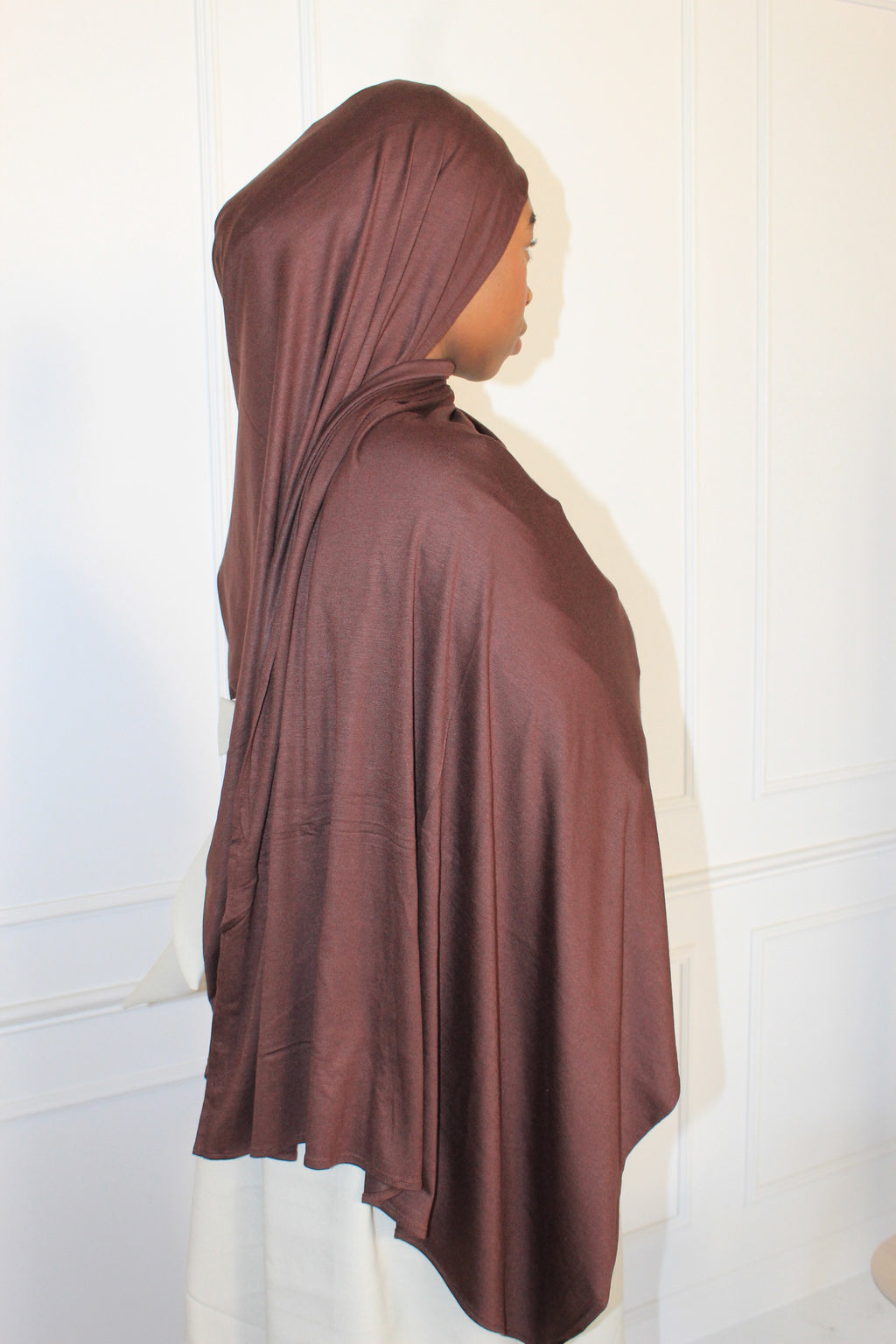 Premium Maxi Jersey Hijab-Mocha