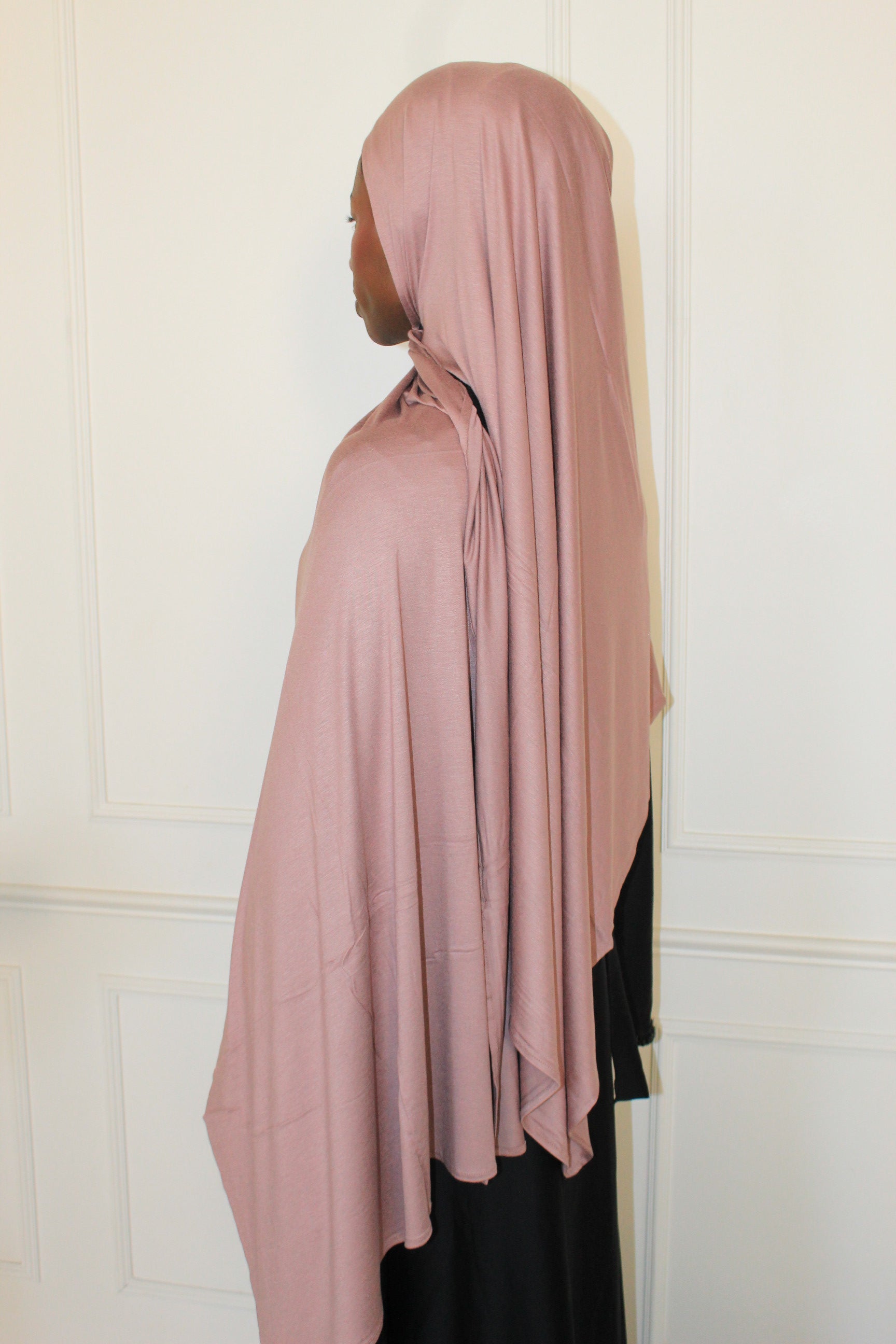 Premium Maxi Jersey Hijab-Nude