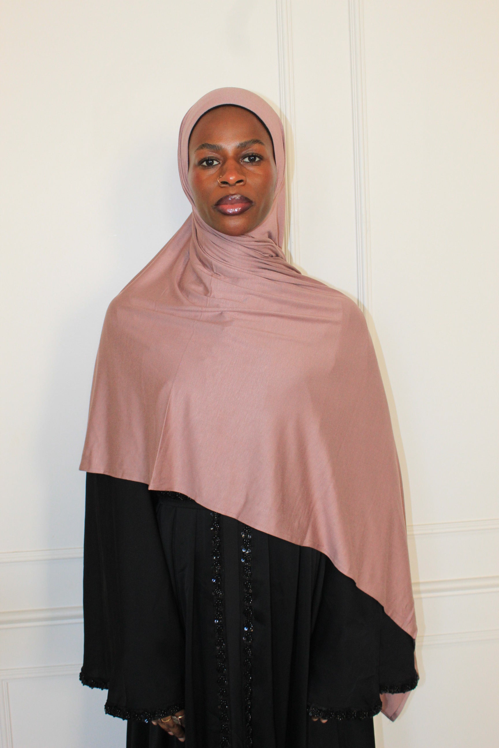 Premium Maxi Jersey Hijab-Nude