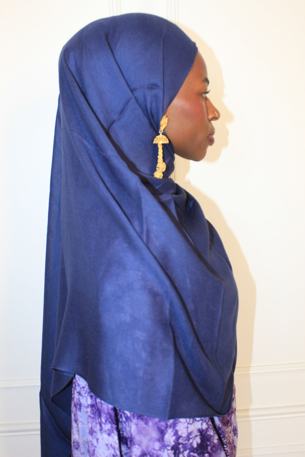 Navy Blue Bamboo Modal with Undercap