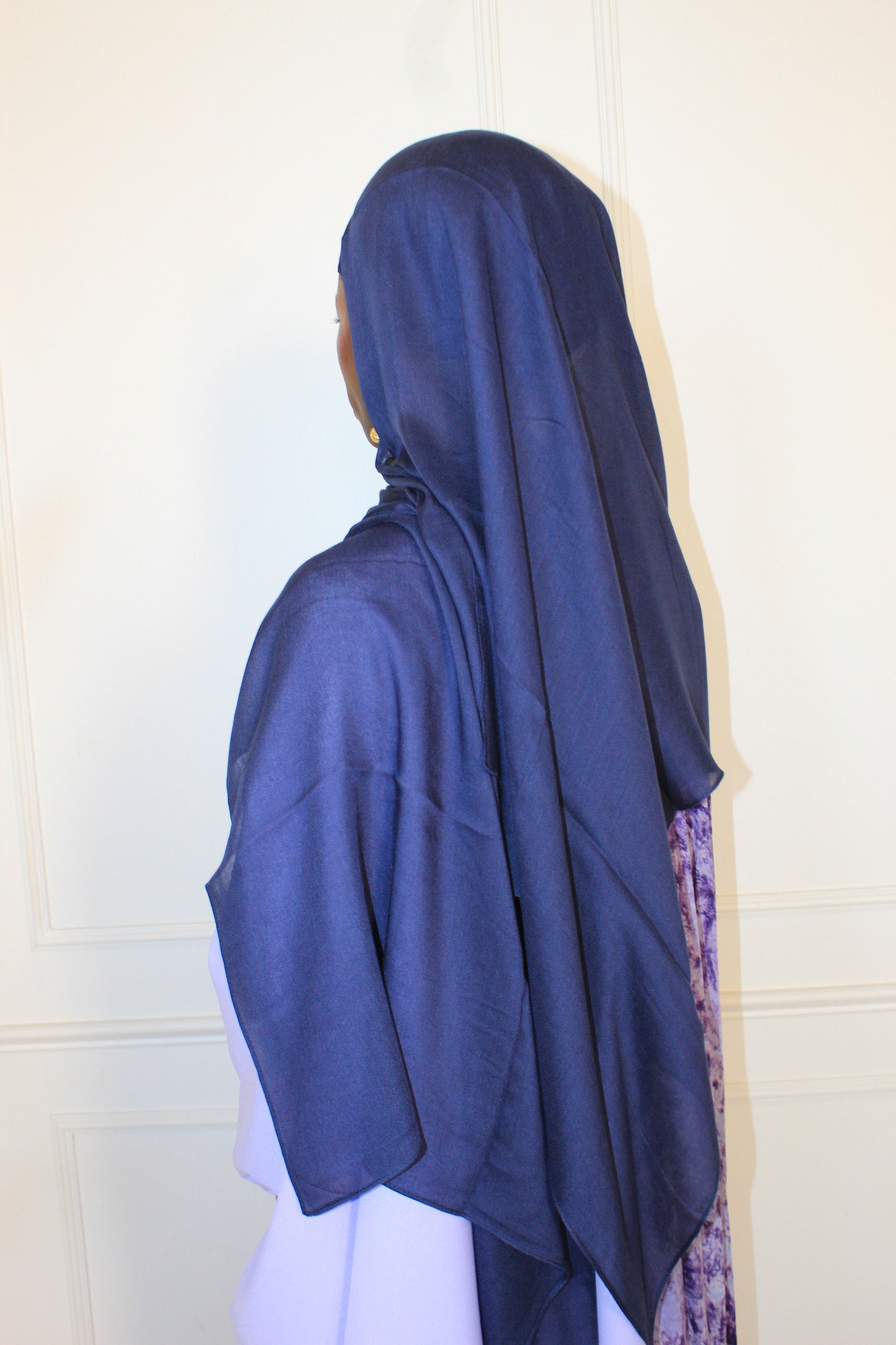 Navy Blue Bamboo Modal with Undercap