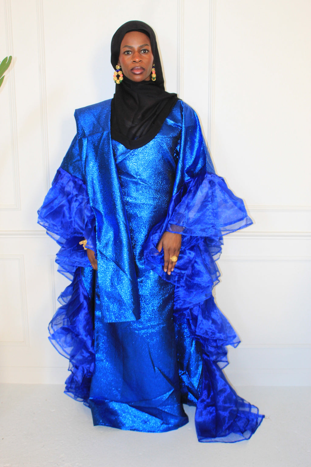 Sapphire Ruffle Boubou