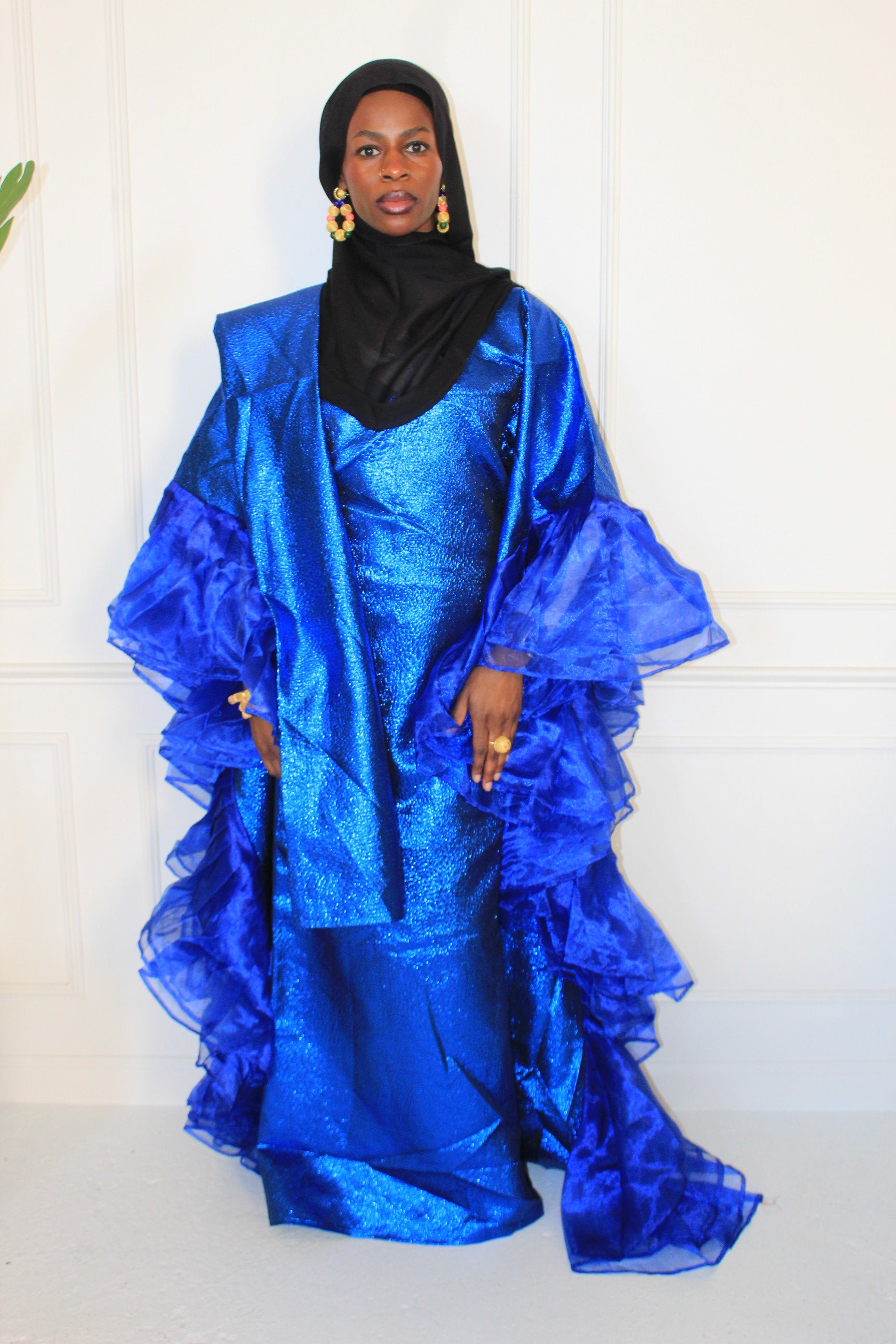 Sapphire Ruffle Boubou