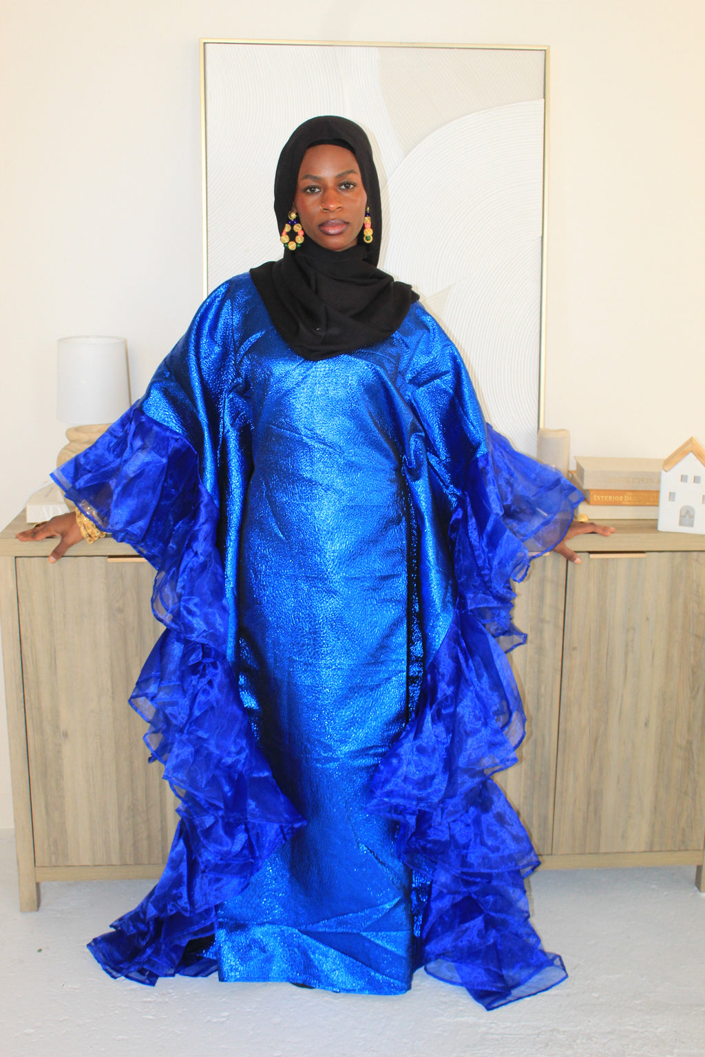 Sapphire Ruffle Boubou