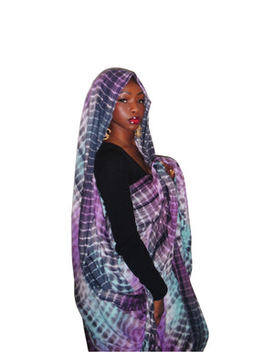 Mehlfa - Purple Grey Tie Dye